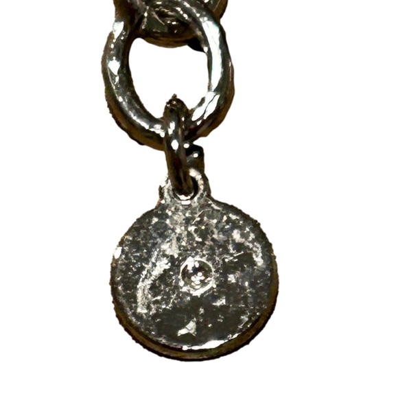 Stella & Dot Tessa Fringe Necklace with Silver Toned Chain 42” fully extended - Picture 5 of 5